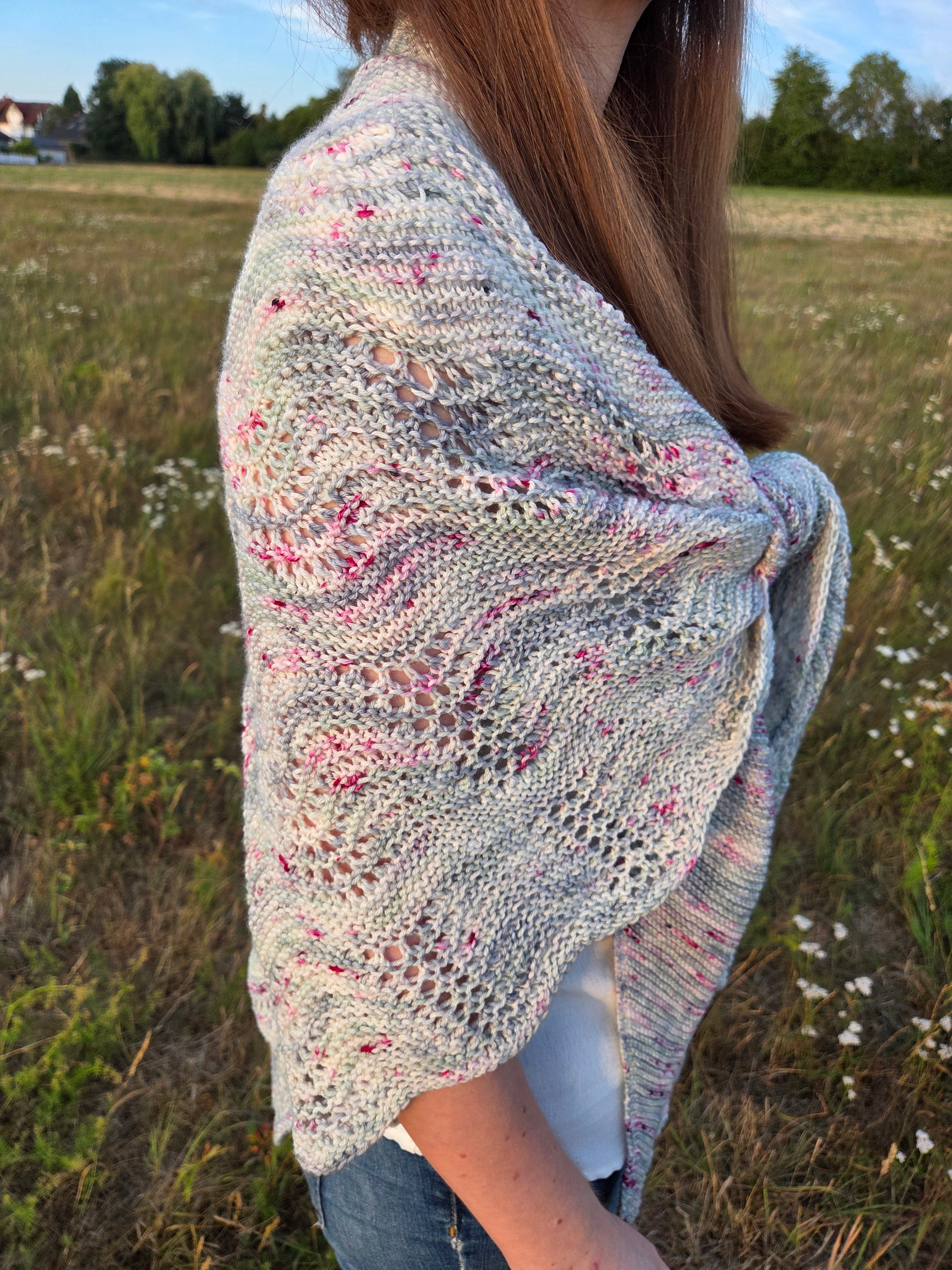 Set für Tuch "Nebelblüte"