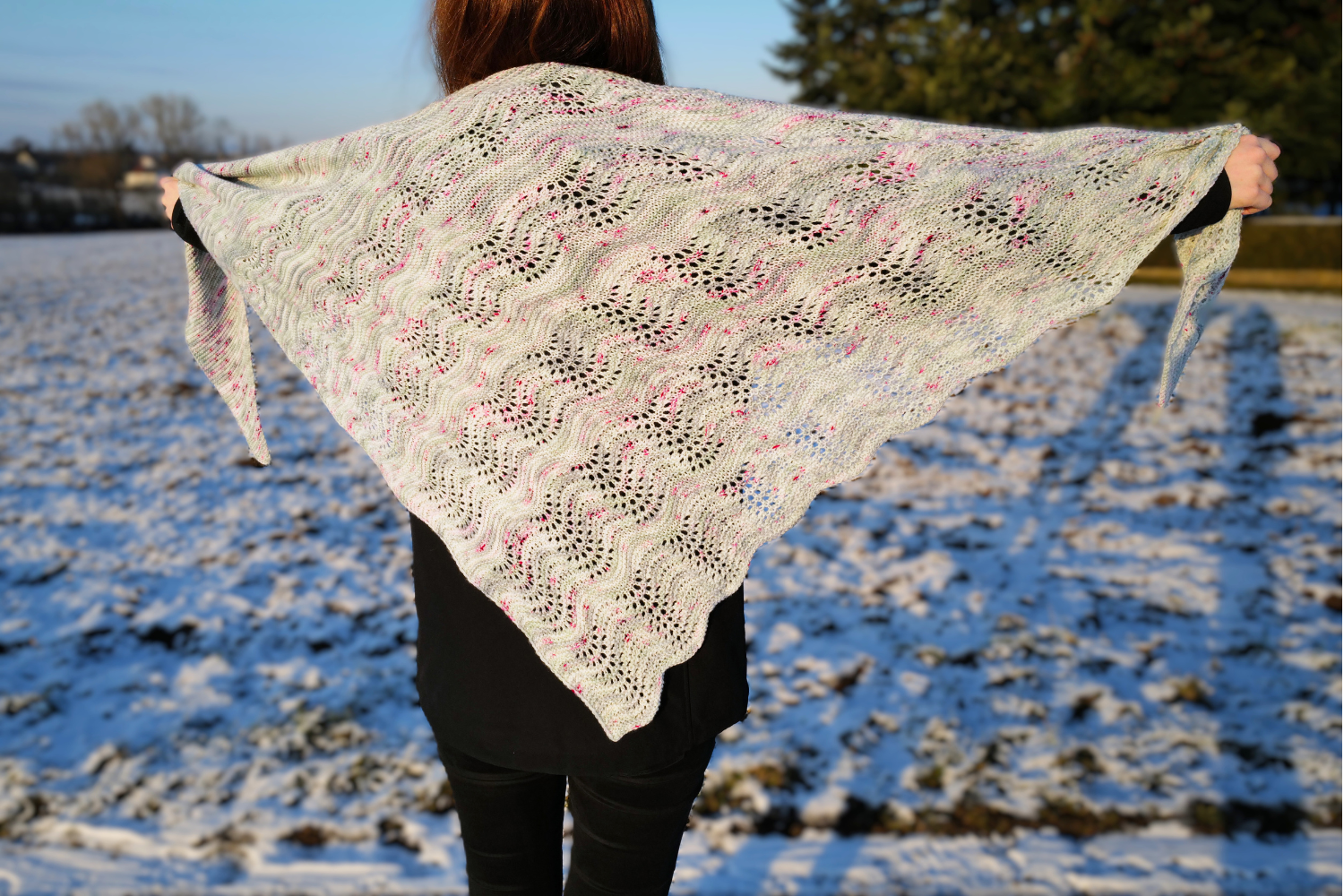 Set für Tuch "Nebelblüte"